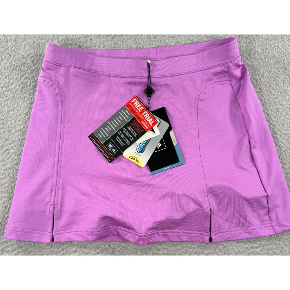 Adidas ClimaCool Golf Skort Womens 8 Purple Core Performance Athletic Tennis NWT